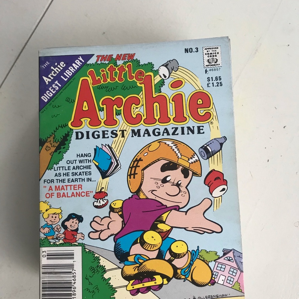 Little Archie Digest Magazine Comic Book #3- Colorful Cover